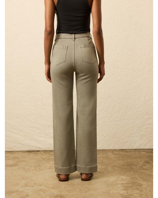Faherty Brand Natural Stretch Terry Patch Pocket Pants
