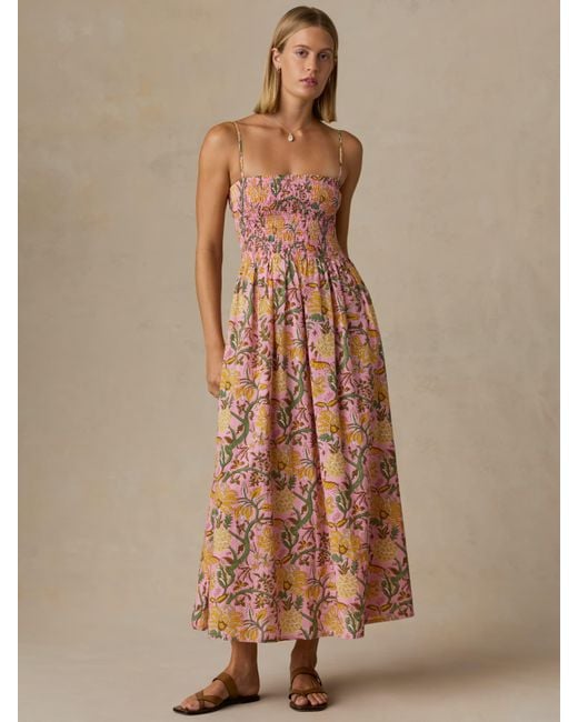 Faherty Brand Natural Voile Lucia Dress