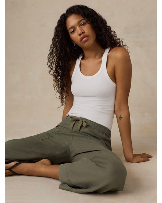 Faherty Brand Green Surfside Rib Tank