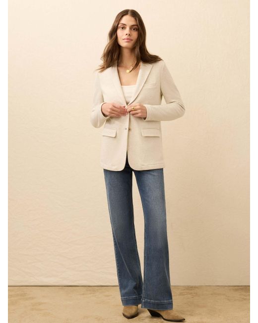 Faherty Brand Blue Inlet Knit Blazer