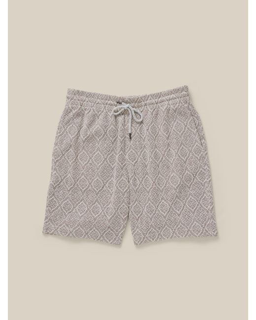 Faherty Brand Natural Oasis Drawstring Short for men