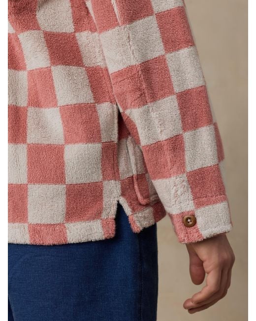 Faherty Brand Blue Cabana Apres Jacket for men