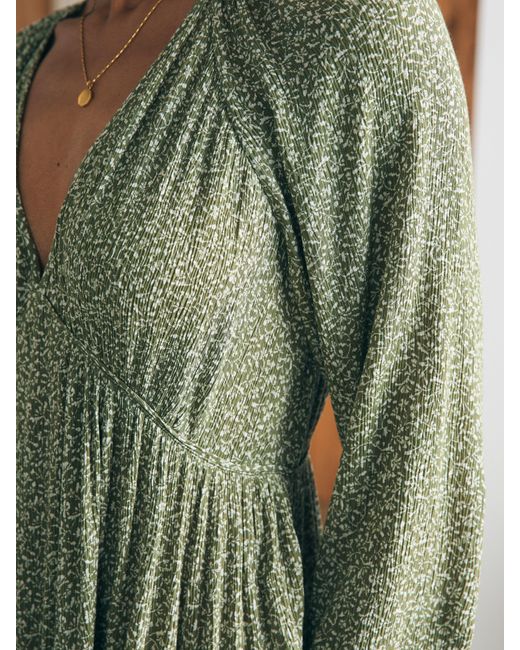 Faherty Brand Green Sirene Dress