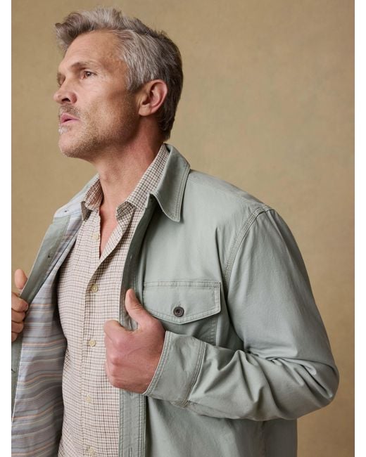 Faherty Brand Brown Lakeside Cpo for men