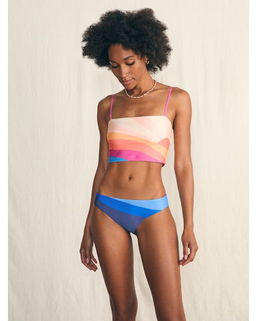 Faherty Brand Multicolor Seascape Bikini Bottom