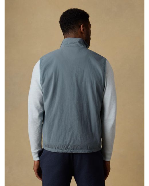 Faherty Brand Black Shorelite Zephyr Vest for men
