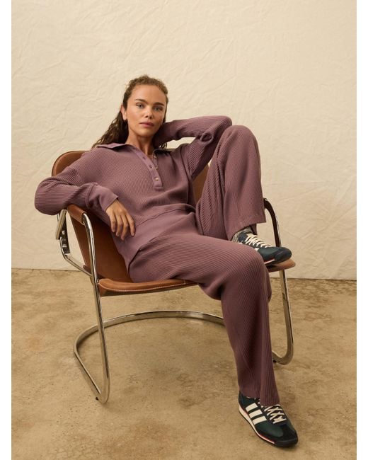 Faherty Brand Natural Apres Waffle Pants