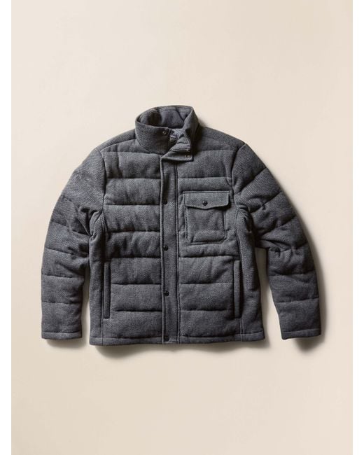 Faherty Brand Black Teton Valley Deck Jacket for men