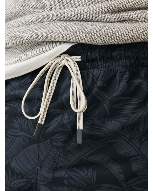 Faherty Brand Blue Shorelite Lined Trunk (7" for men