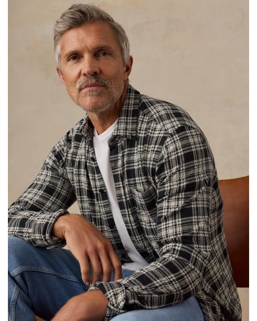 Faherty Brand Brown Legend&Trade; Sweater Shirt (Single Pocket) for men