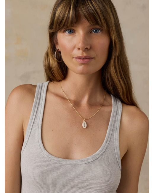 Faherty Brand Natural Featherweight Freestyle Tank