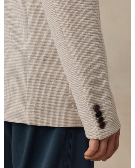 Faherty Brand Multicolor Reserve Knit Blazer for men