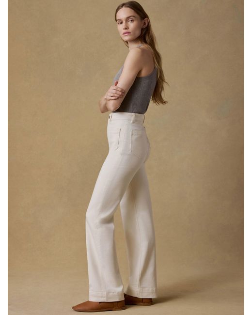 Faherty Brand Natural Stretch Terry Patch Pocket Pants