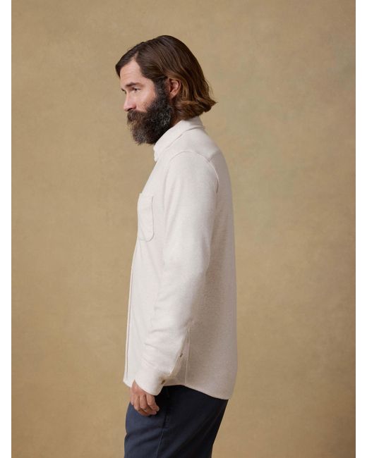 Faherty Brand Natural Legend&Trade; Sweater Shirt (Single Pocket) for men