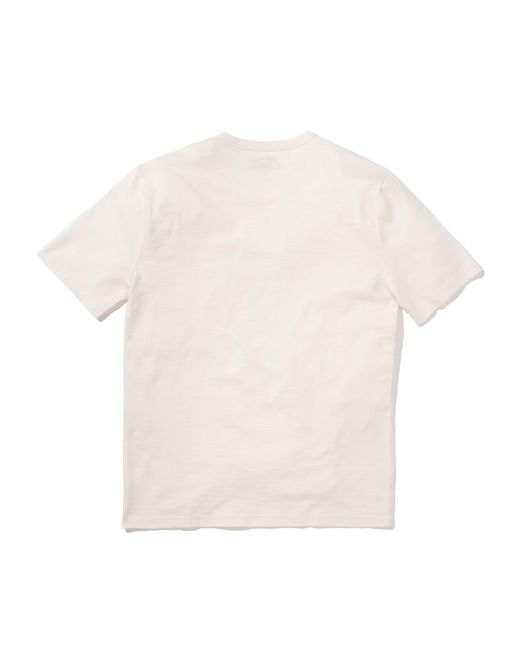 Faherty Brand White Nashville Short-sleeve Crew T-shirt for men
