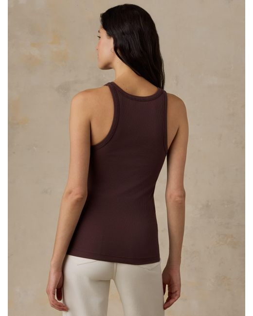 Faherty Brand Brown Surfside Rib Tank
