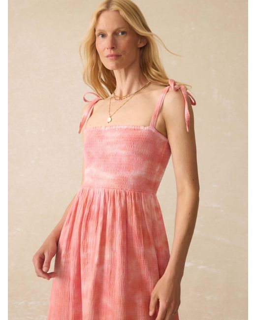 faherty pink dress Seasonal Wardrobe Favorites In Linen & Gauze