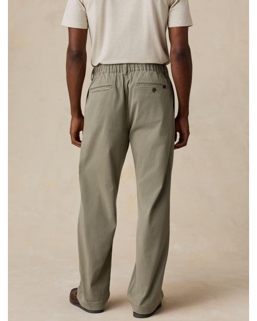 Faherty Brand Natural Beach Chino Pants for men