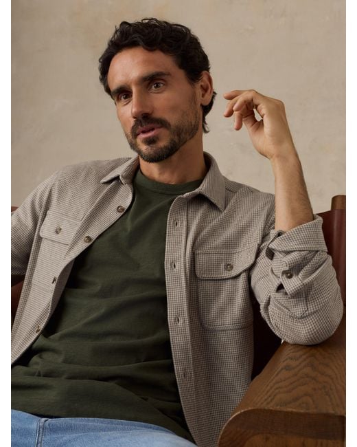 Faherty Brand Brown Legend&Trade; Sweater Shirt for men
