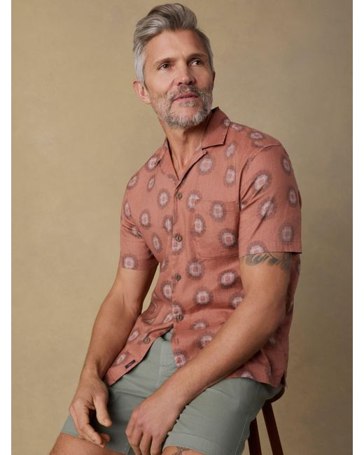 Faherty Brand Multicolor Short-Sleeve Breeze Camp Shirt for men