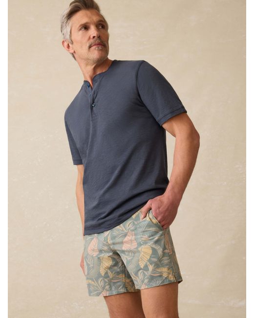Faherty Brand Natural Biarritz Boardshort for men