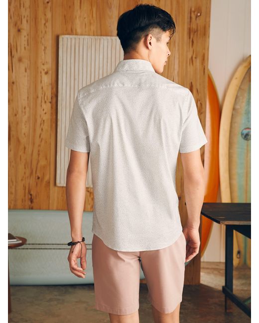 Faherty Brand Natural Movementtm Short-sleeve Shirt for men