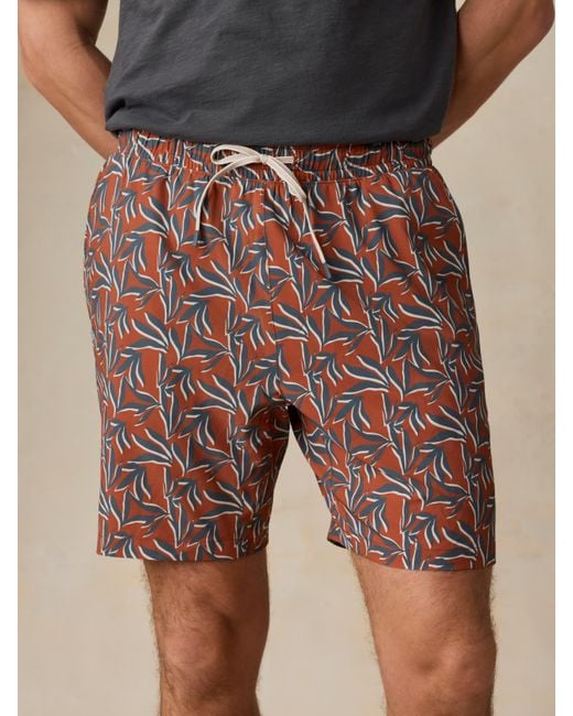 Faherty Brand Natural Shorelite Trunk (7" for men