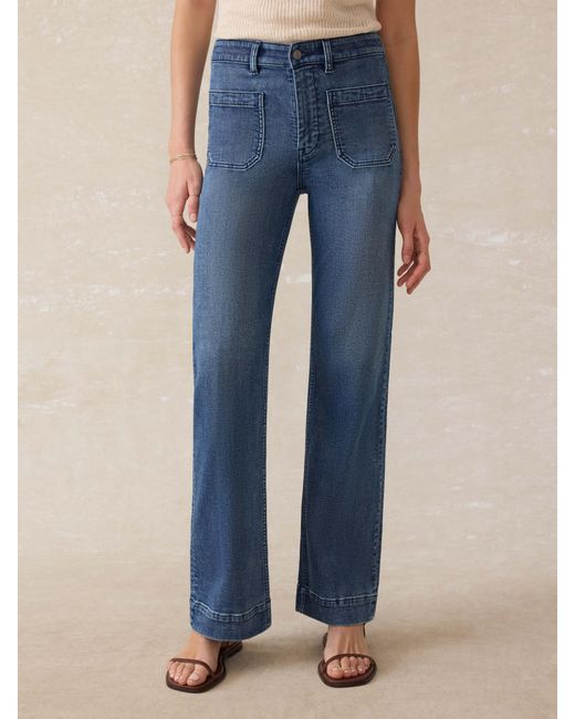Faherty Stretch Terry Patch Pocket Short - Clermont Wash - FINAL SALE main image 1