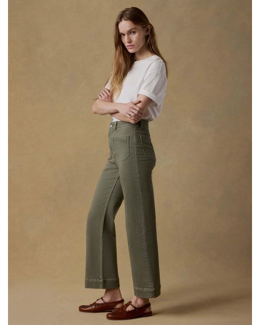 Faherty Brand Natural Stretch Terry Patch Pocket Ankle Pants