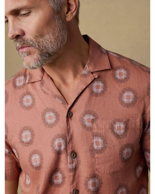 Faherty Brand Multicolor Short-Sleeve Breeze Camp Shirt for men