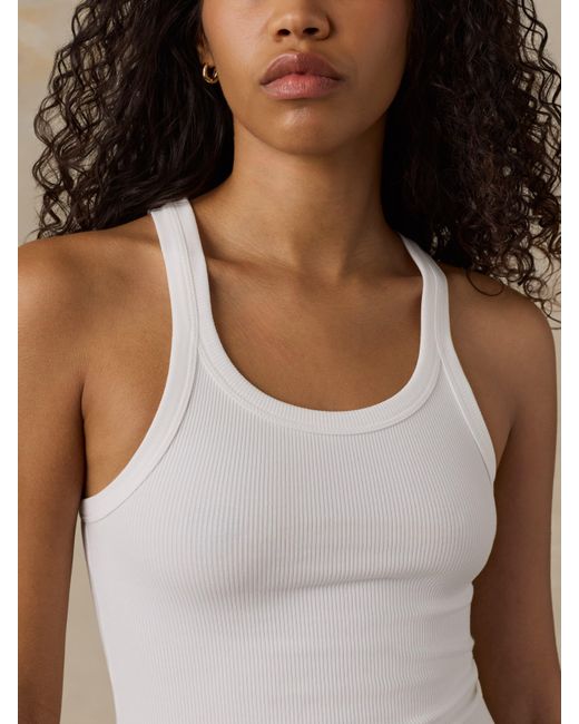 Faherty Brand Green Surfside Rib Tank