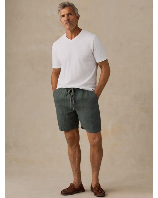 Faherty Brand Multicolor Essential Linen Short (6.5" for men