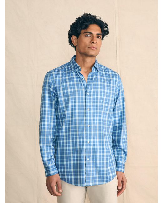Faherty Brand Blue Movementtm Shirt for men