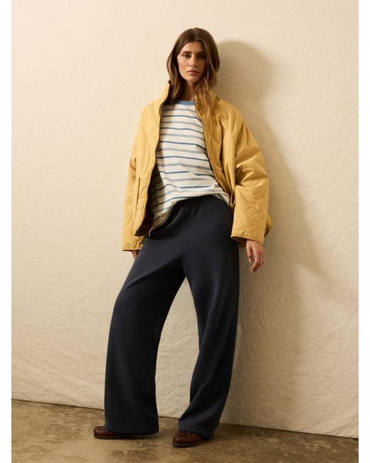 Faherty Brand Natural High Standard Fleece Wide Leg Sweatpant