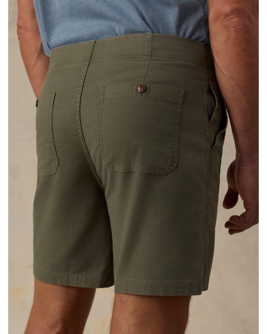 Faherty Brand Natural Dune Utility Short for men