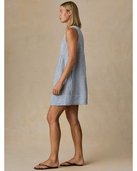Faherty Brand Blue Devin Dress