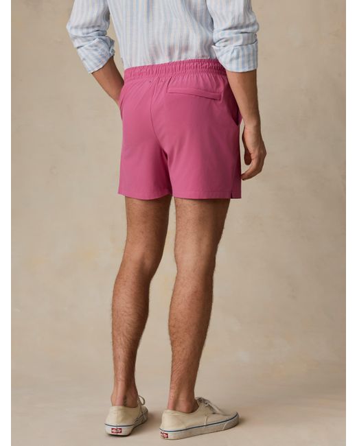 Faherty Brand Pink Shorelite Trunk (5" for men