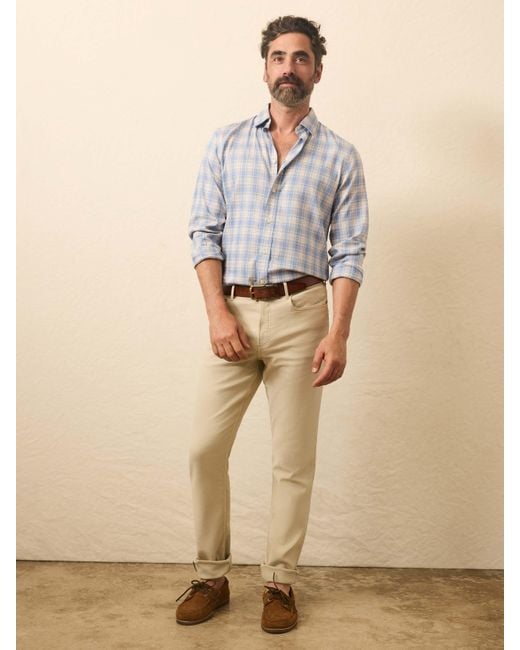 Faherty Brand Gray The Movement&Trade; Shirt for men