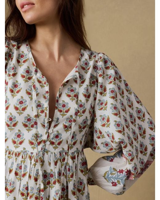 Faherty Brand Gray Suki Dress