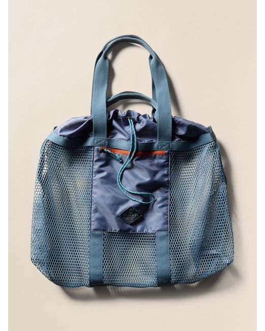 Faherty Brand Blue Shorelite Mesh Tote