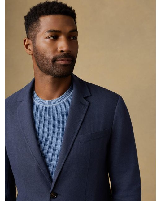 Faherty Brand Blue Movement&Trade; Linen Blazer for men
