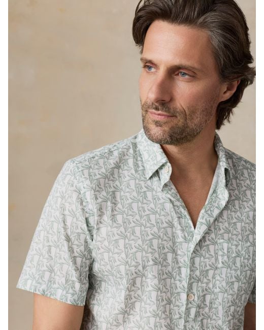 Faherty Brand Multicolor Short-Sleeve Movement&Trade; Monterey Shirt for men