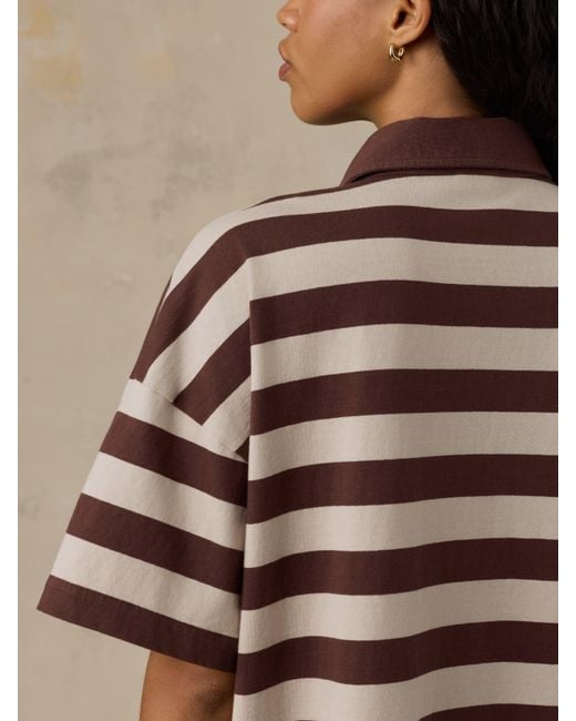 Faherty Brand Natural Recycled Cotton Knit Dress
