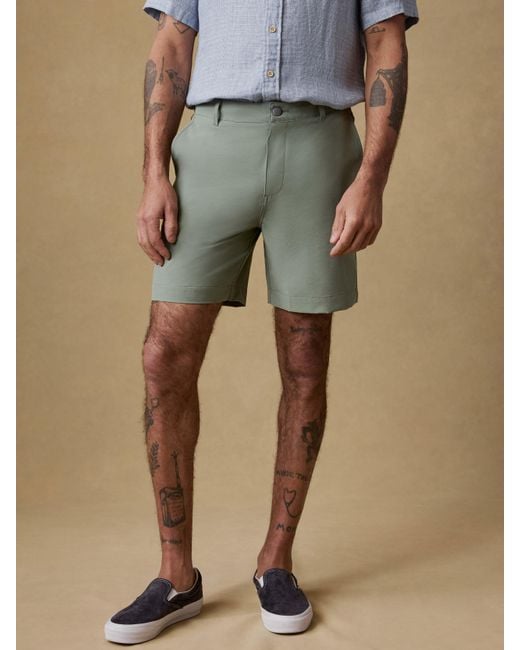 Faherty Brand Green All Day&Trade; Short (7" for men
