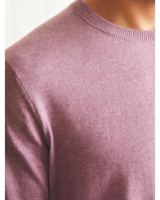 Faherty Brand Purple Movementtm Crewneck Sweater for men