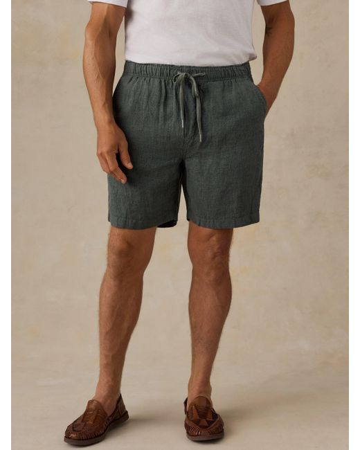 Faherty Brand Multicolor Essential Linen Short (6.5" for men