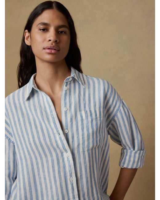 Faherty Brand Natural Laguna Linen Relaxed Shirt