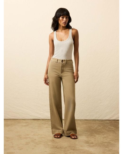 Faherty Brand Natural Stretch Terry Sailor Trouser