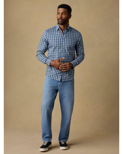Faherty Brand Blue The Movement&Trade; Shirt for men