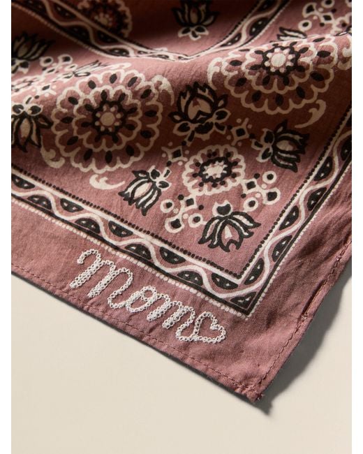 Faherty Brand Pink Tiburon Ridge "Mom" Bandana